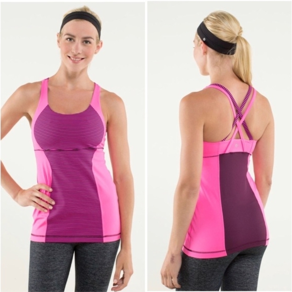 LULULEMON Energy Strappy Tank  Size 8